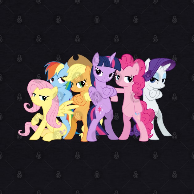 Mane Six by Brony Designs